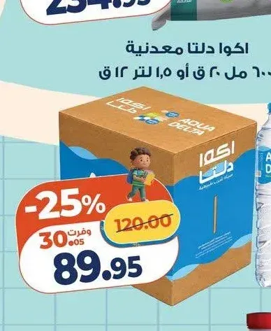 اكوا دلتا مياه معدنية