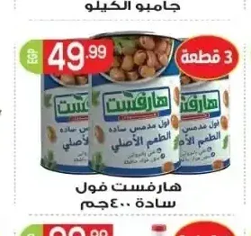 هارفست فول سادة 400 جم