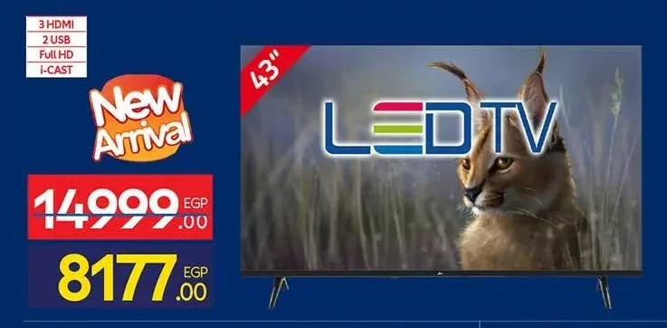 تلفزيون إل إي دي 43 بوصة جاك JE3120FM