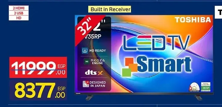 تلفزيون إل إي دي سمارت 32 بوصة توشيبا V35RP