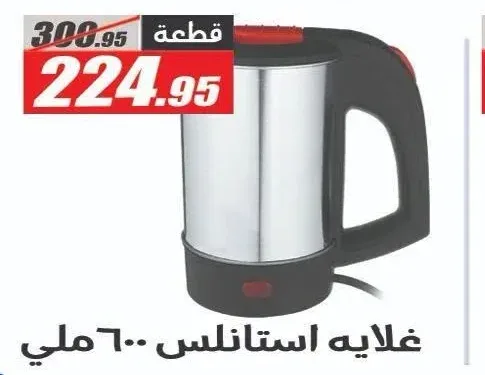 غلاية ستانلس تانك 600 مل