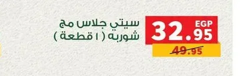 سيتي جلاس مج شوربة (1 قطعة)