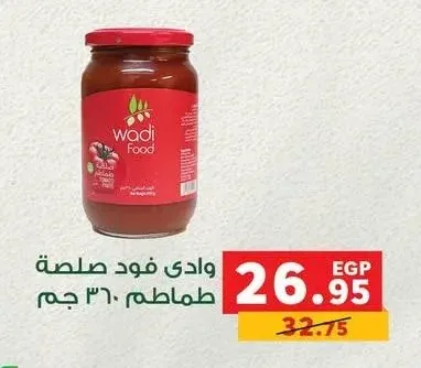 وادي فود صلصة طماطم 360 جم