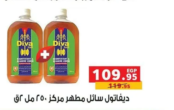 ديفاتول سائل مطهر مركز 250 مل 2 ق