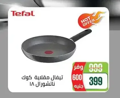تيفال مقلاية كوك ناتشورال 18 سم