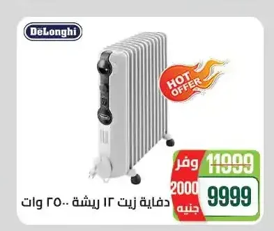 دفاية زيت 12 ريشة 2500 وات
