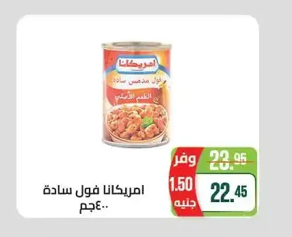 امريكانا فول سادة 400 جم