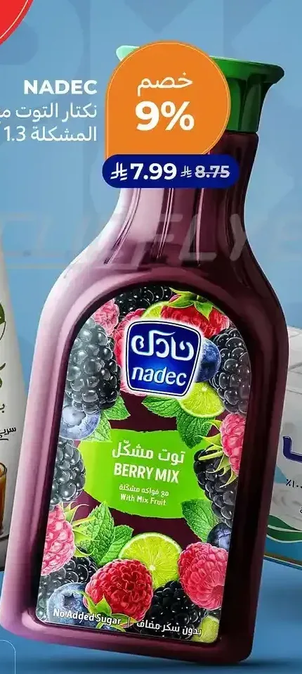 نكتار التوت مع الفواكه المشكلة نادك 1.3 لتر