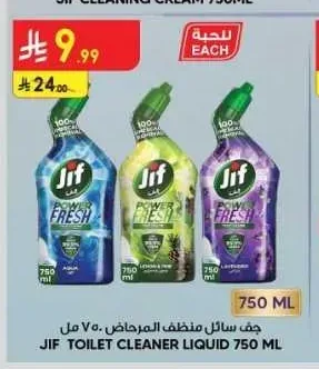 جف سائل منظف المرحاض 750 مل