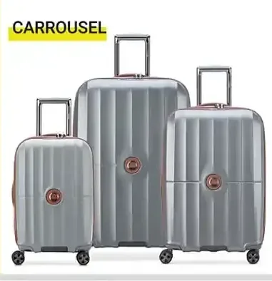 طقم حقائب سفر ديلسي كاروسيل 3 قطع