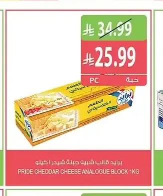 قالب شبيه جبنة شيدر برايد 1 كيلو