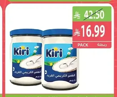 كيري شبيه الجبن كريمي قابل للدهن 2 × 500 جم