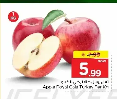 تفاح رويال جالا تركي للكيلو