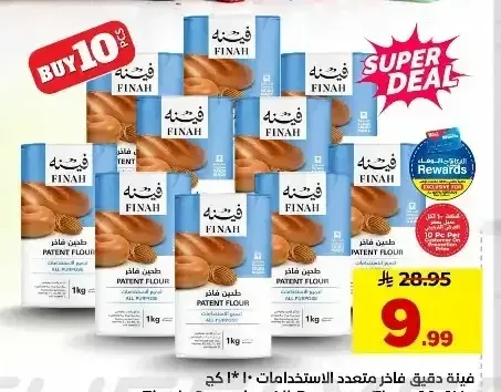 دقيق فاخر متعدد الاستخدامات فيناه 10 × 1 كجم