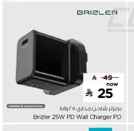 برايزلر شاحن جداري 25 واط