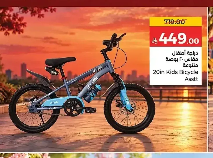 دراجة أطفال مقاس 20 بوصة متنوعة