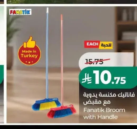 فاناتيك مكنسة يدوية مع مقبض