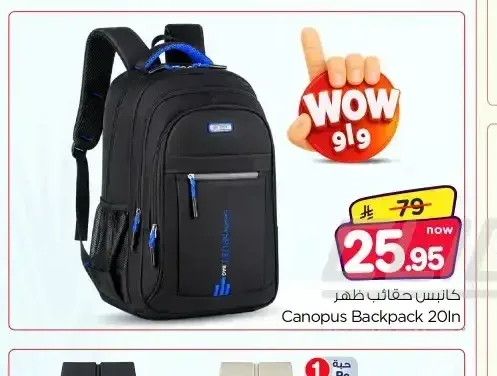 كانبس حقائب ظهر 20 بوصة