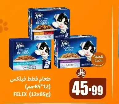 طعام قطط فيليكس 12 × 85 جم