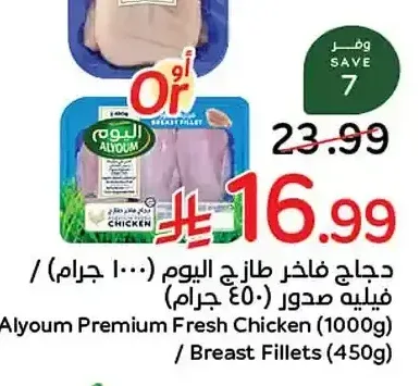 فيليه صدور دجاج اليوم 450 جم