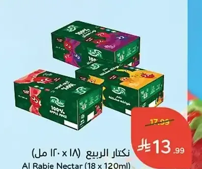 نكتار الربيع (18 × 120 مل)