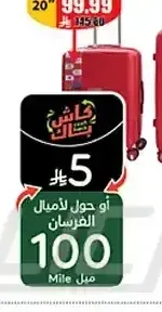 حقيبة بعجلات أمبيست 20 بوصة