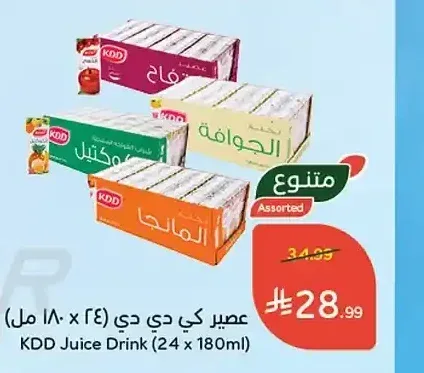 عصير كي دي دي (24 × 180 مل)