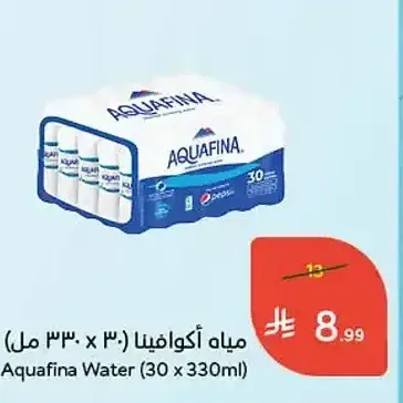 مياه أكوافينا (30 × 330 مل)