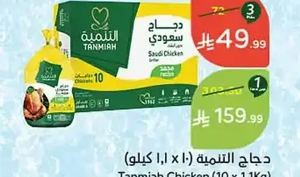 التنمية دجاج سعودي 10 × 1.1 كجم