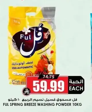فل مسحوق غسيل نسيم الربيع 10 كجم