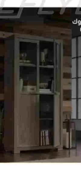 خزانة للتخزين مستطيلة بتصميم أنيق ميستيك، أوك 96308 92×36.7×83 سم