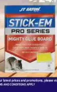 مصيدة فئران لاصقة PRO MIGHTY GLUE BOARD RAT TRAP JT EATON