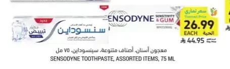معجون أسنان، أصناف متنوعة، سنسوداين، 75 مل