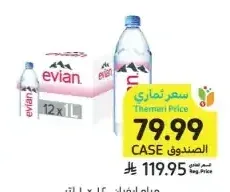 مياه إيفيان 12 × 1 لتر