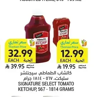 سيجنتشر سيلكت كاتشاب الطماطم، 567 - 1814 جرام