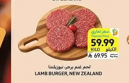 لحم غنم برجر، نيوزيلندا